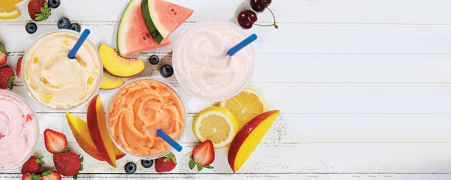 Lemon Ice Italian Ice Smoothie, Cooler & Scoop Culver's